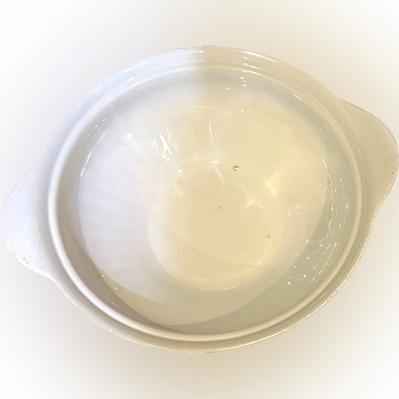 ANTIQ J.&G. MEAKIN ENGLAND CLASSIC WHITE covered vegetable dish 10” hndl 2 hndl - Picture 5 of 7